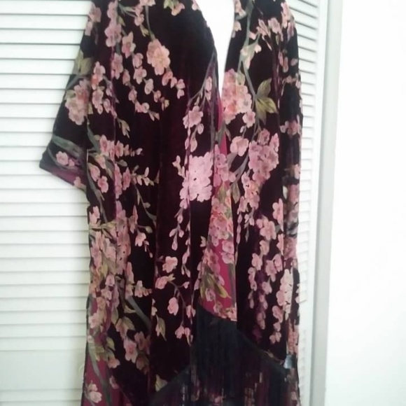 Soft Surroundings Anaya Burnout Kimono Jacket - Picture 2 of 5